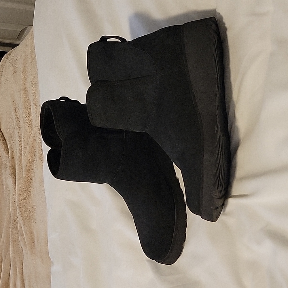 UGG black Kristen Wedge Booties